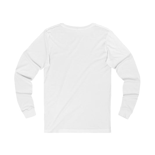 T-shirt manches longues blanc unisexe